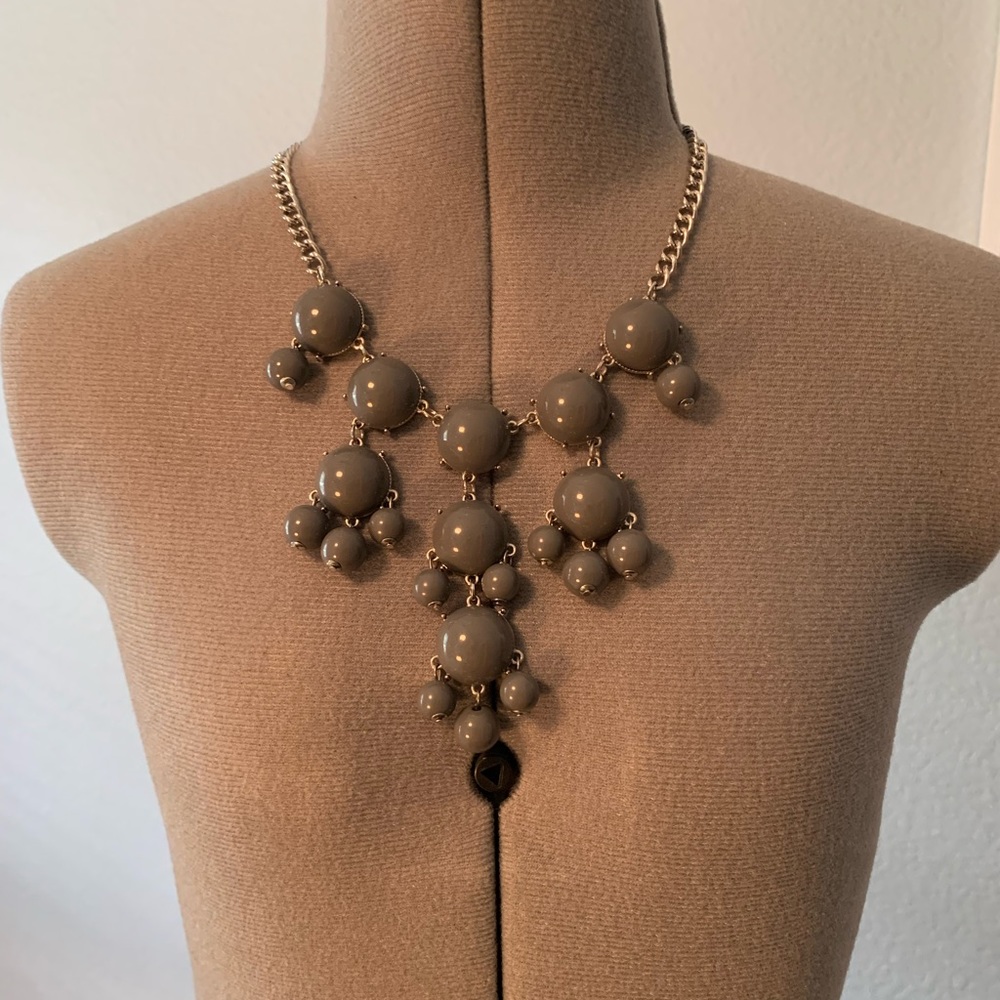 Grey Bauble Necklace